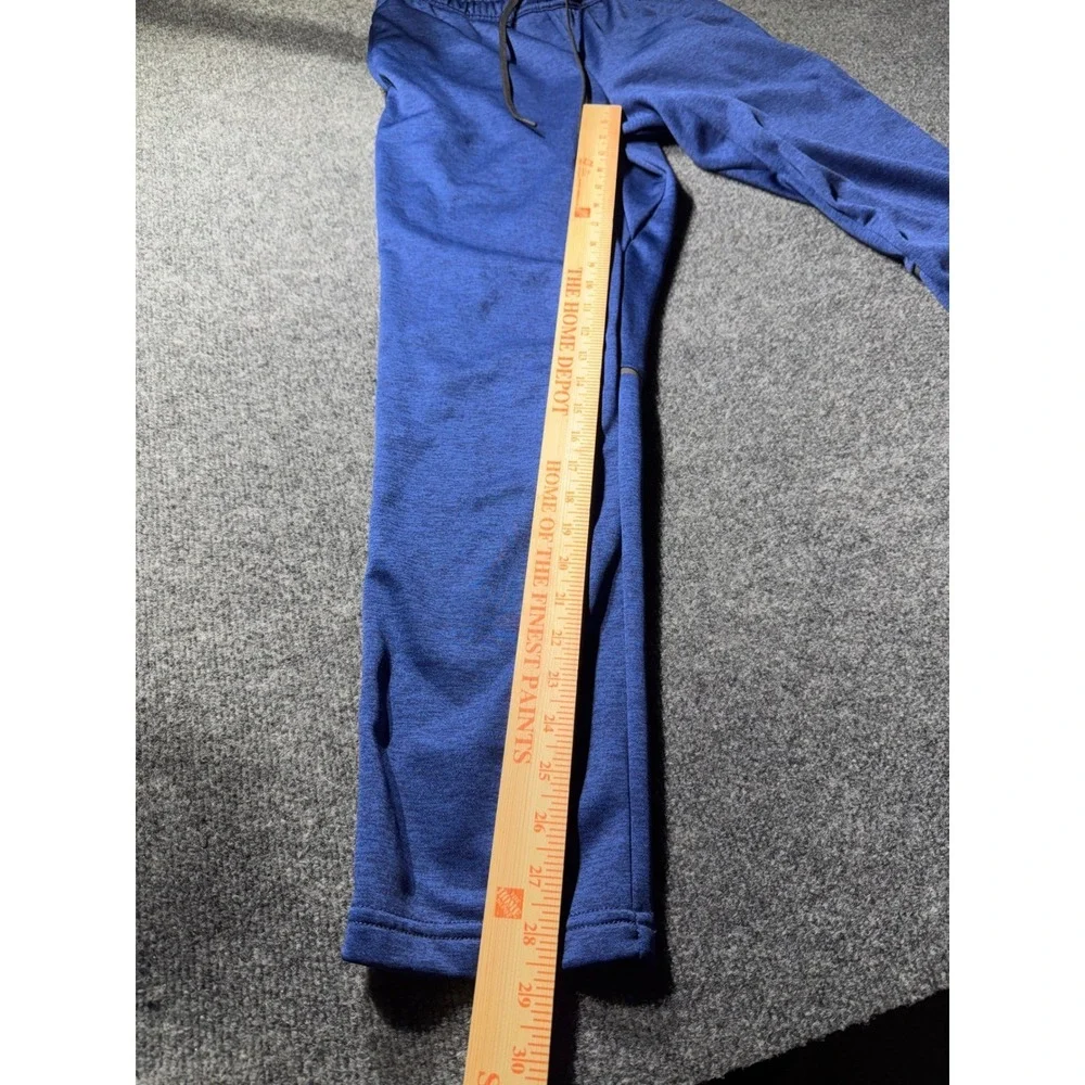 ALIVE Mens Qwick-Dry Training Pants Blue Heathered Athletic Joggers Size M